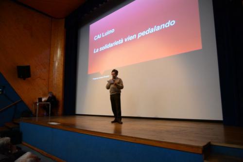 Adriano Rinaldin presenta la candidatura del CAI Luino e Amici del Madagascar